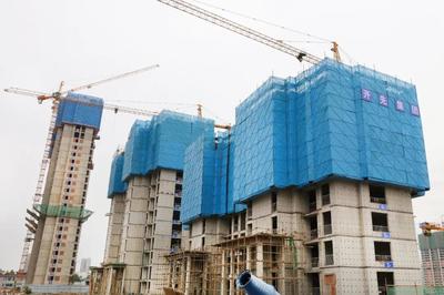 蒙陰分公司附著式升降腳手架正式上線(xiàn)，安全文明舉措再升級(jí)